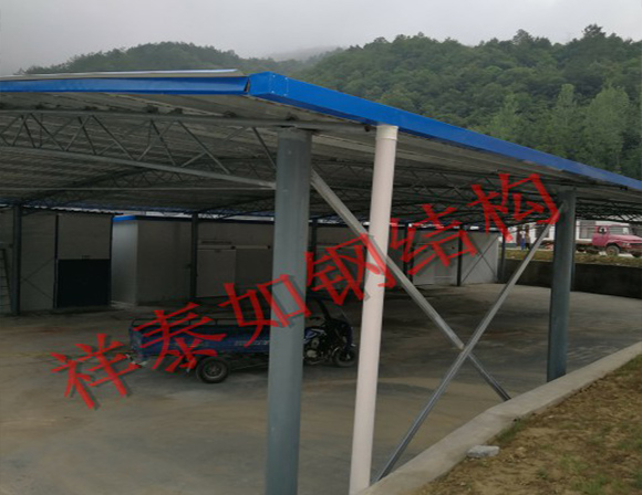 襄陽鋼結構料棚廠家-工程案例